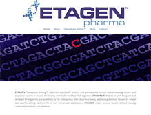 Tablet Screenshot of etagenpharma.com